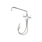 image of Krowne 16-312L Krowne Royal Series Double Pantry Faucet, Deck Mount, 12" Spout