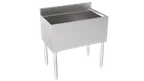 image of Krowne 18-30 Silver Series Insulated Ice Bin with Full Sliding Cover