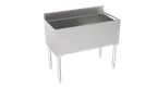 image of Krowne 18-36 Silver Series Insulated Ice Bin with Full Sliding Cover