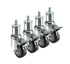 image of Krowne 28-156S Krowne Adjustable Height 1/2"-13 Threaded Stem Caster
