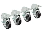 image of Krowne 28-166S Krowne Triangle Heavy Duty Plate Caster, Swivel with Lock