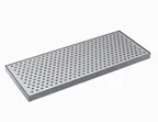 image of Krowne KDT-6X15S Drip Tray, 15"W X 6"D, Brushed Stainless Steel