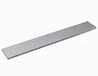 image of Krowne KDT-6X40S Drip Tray, 40"W X 6"D, Brushed Stainless Steel