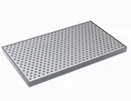 image of Krowne KDT-8X13.5S Drip Tray, 13-1/2"W X 8"D, Brushed Stainless Steel