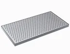 image of Krowne KDT-8X15S Drip Tray, 15"W X 8"D, Brushed Stainless Steel