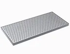 image of Krowne KDT-8X17S Drip Tray, 17"W X 8"D, Brushed Stainless Steel
