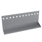 image of Krowne KHT-36S Hanging Drip Tray, 36" OA Length, Stainless Steel, Faucet Wall or Counter Towers