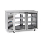 image of Krowne KPT84L 84" Pass-Thru Solid Door Back Bar Cooler