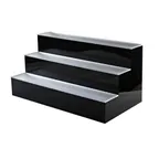 image of Krowne KR-3T48-R 48" Three Tier Royal Series Lighted Countertop Liquor Display, 36 Bottles