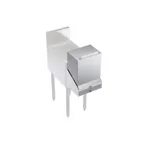 image of Krowne KR-DC12 Locking Cover for Double Speedrail, 12" Stainless Steel, Double Style
