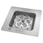 image of Krowne KR-LC2GF-E 8" Glass Sanitizer / Chiller, Extended Lines