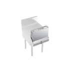 image of Krowne KR-SC18 Speed Rail Locking Cover, Single, 18" Width, 13"-18" Adjustable, Stainless Steel
