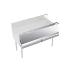 image of Krowne KR-SC46 Royal Series Speed Rail Locking Cover, Single, 46" Width, 43"-47" Stainless Steel