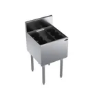 image of Krowne KR19-18DP 18" Underbar Ice Bin/Cocktail Unit w/ 73 lbs., 15" Bin Depth, No Cold Plate