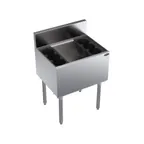 image of Krowne KR19-24DP 24" Underbar Ice Bin/Cocktail Unit w/ 97 lbs., 15" Bin Depth, No Cold Plate