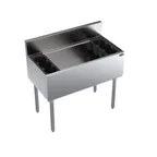 image of Krowne KR19-36 36" Underbar Ice Bin/Cocktail Unit w/ 110 lbs., 12" Bin Depth, No Cold Plate