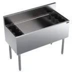image of Krowne KR19-42DP 42" Underbar Ice Bin/Cocktail Unit w/ 170 lbs., 15" Bin Depth, No Cold Plate