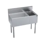 image of Krowne KR19-M36L-10 36" Underbar Ice Bin/Cocktail Station w/ 74-lbs. Ice, 6-Bottle Well, 10-Circuit