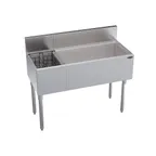 image of Krowne KR19-M42R 42" Bottle Well Bin Underbar Ice Bin/Cocktail Station w/ 92 lb Ice Bin