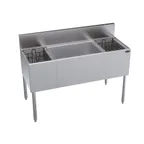 image of Krowne KR19-M48C-10 48" Bottle Well Bin Underbar Ice Bin/Cocktail Station w/ 74 lb Ice Bin