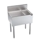 image of Krowne KR19-MS26L Bottle Well Bin Underbar Ice Bin/Cocktail Station w/ 69 lb Ice Bin