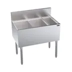 image of Krowne KR19-MS32L Bottle Well Bin Underbar Ice Bin/Cocktail Station  w/ 92 lb Ice Bin