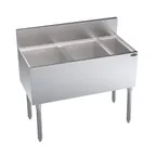 image of Krowne KR19-MS38L Bottle Well Bin Underbar Ice Bin/Cocktail Station w/ 115 Ice Capacity