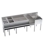 image of Krowne KR24-MX84 84" Blender Station Underbar Ice Bin/Cocktail Station, 115 lbs / Center