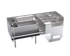 image of Krowne KR24-TCS70A-10 70" Underbar Ice Bin/Cocktail Station