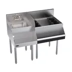 image of Krowne KR24-W42R-10 42" Blender Station Underbar Ice Bin/Cocktail Station w/ 10 Circuit - 74 lbs / Right