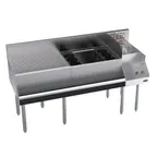 image of Krowne KR24-W60A-10 60" Blender Station Underbar Ice Bin/Cocktail Station w/ 10 Circuit - 74 lbs