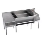 image of Krowne KR24-W66B-10 66" Blender Station Underbar Ice Bin/Cocktail Station w/ 10 Circuit - 110 lbs