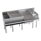 image of Krowne KR24-W66E-10 66" Blender Station Underbar Ice Bin/Cocktail Station w/ 10 Circuit - 92 lbs