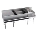 image of Krowne KR24-W72A-10 72" Blender Station Underbar Ice Bin/Cocktail Station w/ 10 Circuit -  92 lbs