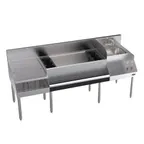 image of Krowne KR24-W72B-10 72" Blender Station Underbar Ice Bin/Cocktail Station w/ 10 Circuit - 110 lbs