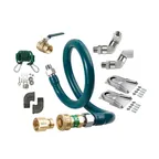image of Krowne M10048K12 Royal Series Moveable Gas Connection Kit, 1" I.D., 48" Long
