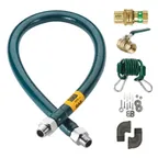 image of Krowne M10060K Royal Series Moveable Gas Connection Kit, 1” I.D., 60” Long