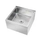 image of Krowne MS-2424 24" Mop Sink, 21"W x 21"L x 9"D Bowl