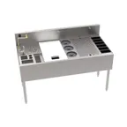 image of Krowne MW48 48" Blender Station Underbar Ice Bin/Cocktail Station - Adaptive Station Bin with Legs