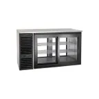 image of Krowne PTSD60L 60" Pass-Thru Glass Door Back Bar Cooler