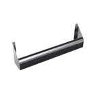 image of Krowne RS-40 40"W Stainless Steel Silver Series Single Speed Rail, Sound Deadened