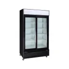 image of Kool-It KSM-36 44" 2-Section Merchandiser Refrigerator with Sliding Glass Door, 31 cu. ft.