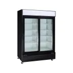 image of Kool-It KSM-50 52" 2-Section Merchandiser Refrigerator with Sliding Glass Door, 40.8 cu. ft.