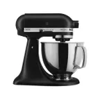 image of KitchenAid KSM150PSBM Artisan® Series 5-qt Tilt-Head Stand Mixer, 10-Speed, Black Matte  