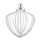 image of KitchenAid KSMC7QEW 7-8 qt Elliptical Wire Whisk, Stainless Steel