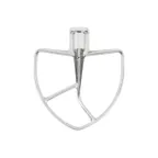 image of KitchenAid KSMC7QFB 7-8 qt Flat Beater, Stainless Steel, NSF Certified