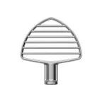 image of KitchenAid KSMPB7SSC 7-8 qt Stainless Steel Pastry Beater for Commercial Stand Mixers