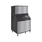 image of Koolaire KYT1700A/K970 Air Cooled Half Cube 1800 lb Ice Machine with Bin, 882 lb Storage