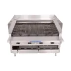 image of Bakers Pride L-36RS-C 36" Low Profile Countertop Gas Radiant/Lava Rock Charbroiler,105.000 BTU