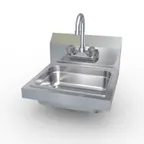 image of LaCrosse HS-WMS 10" Wall Mounted Hand Sink with Faucet 